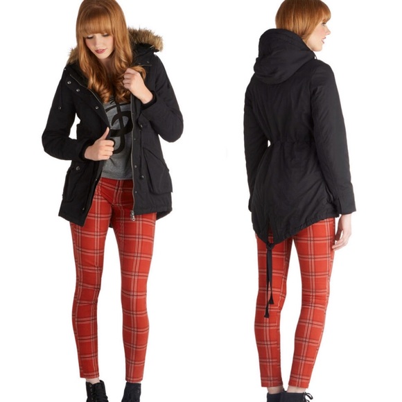 Tulle fishtail anorak coat - Picture 2 of 6